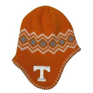 Kids UT Knit Hat Ear Flaps University Of Tennessee Embroidered Power Tee Orange